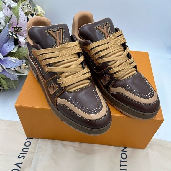 Men’s Louis Vuitton trainer sneakers size 11 fits 13 US made in Italy.RARE find - Picture 2 of 11